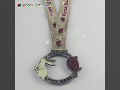 Medalhas de Natal para crianças de liga de zinco