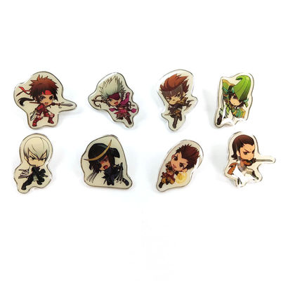 comprar Pins de esmalte de desenhos animados transparentes impressos em offset personalizados para promoções de eventos esportivos Fabricação em linha