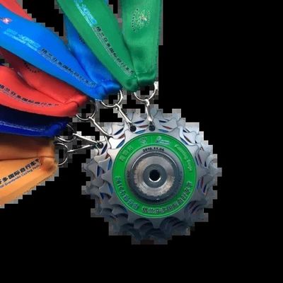 comprar Combinação 5 Gear Ciclismo Custom Race Medal Logotipo Impresso / Die Cast Fabricação em linha