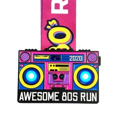 comprar Medalhas de Prêmio Personalizadas de Luzes Flashes para Maratona Fabricação em linha
