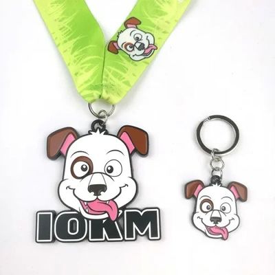 comprar Eventos de Cães 10KM Corrida Cartoon Medalha Personalizada Liga de Zinco Altamente Durável Fabricação em linha