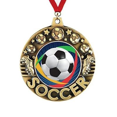 comprar Medalhas de Prêmio de Futebol de Aço em Reboco Personalizadas para Compras Grandes Fabricação em linha