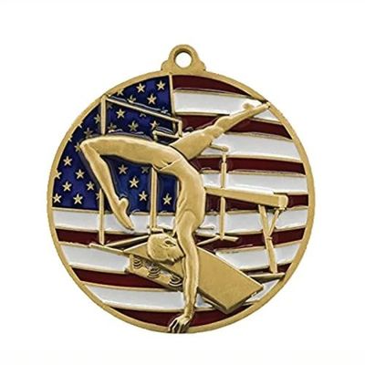 comprar Prêmios de ginástica personalizáveis Medalhas de vitória para eventos esportivos Fabricação em linha