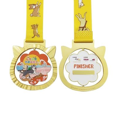 comprar Finishing Pet Sports Charity Medalha de corrida personalizada Medalha giratória Fabricação em linha
