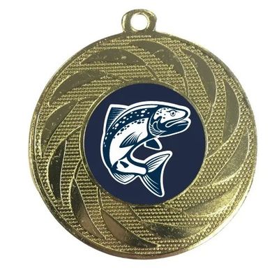 comprar Medalhas universais personalizadas para os clubes de pesca Fabricação em linha