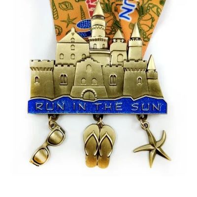 comprar Medalhas Desportivas Personalizadas em 3D Eventos de Medalha de Ouro Com Logotipo em Reboco Fabricação em linha