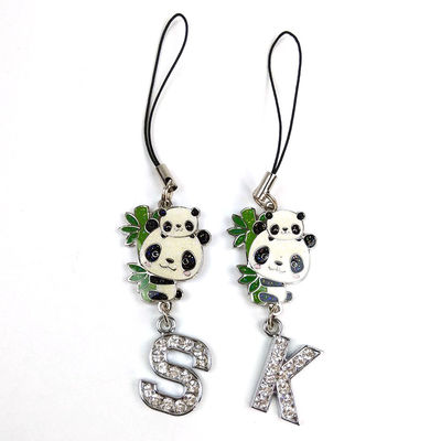 comprar Panda Element Custom Couple Keychains Couple Key Ring Metal Cartoon Fabricação em linha