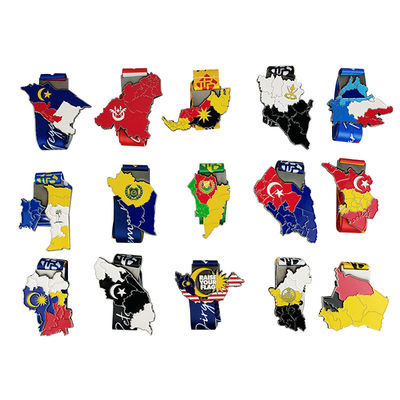 comprar Mapa personalizado de liga de zinco Medalhas de esmalte macio Meticulosamente fabricadas Fabricação em linha