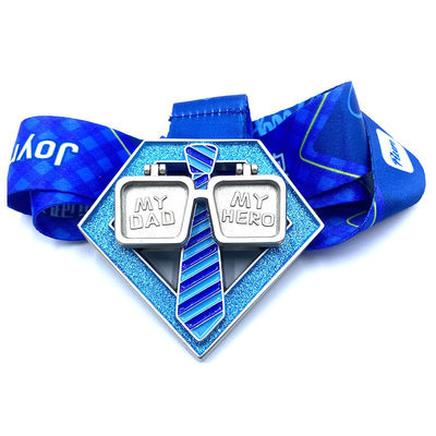 comprar Personalizado Festa do Dia do Pai 10K Correndo Medalhas de Eventos Personalizados Prêmios de Finalista Fabricação em linha