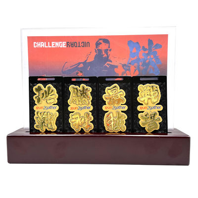 comprar Impressão UV Medalhas Challenger com Vitrine para reconhecer realizações notáveis Fabricação em linha