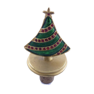 comprar Desenho personalizado de Natal Tapete de garrafa de vinho sob medida Tapete de vinho de liga de zinco Fabricação em linha