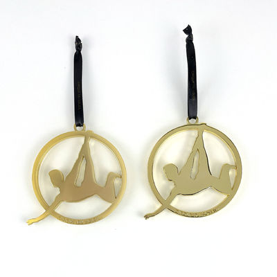 comprar Medalha especial personalizada Ginástica de ouro brilhante Ornamento temático Design personalizado para entusiastas de ginástica Fabricação em linha