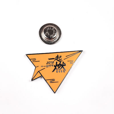 comprar Emblema de alfinete de esmalte magnético de cor única de metal e item de alfinete de lapela Fabricação em linha