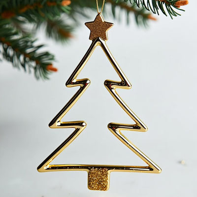 comprar Complementar sem esforço qualquer decoração de férias Promoção de negócios Regalos de ouro brilho Estrela Ornamento de árvore Fabricação em linha