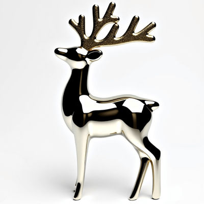 comprar Traga alegria e elegância à decoração de férias com majestoso ornamento de renas Fabricação em linha