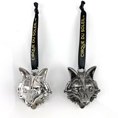 comprar Polished Silver Finish and Sturdy Ribbon Hanging Mechanism Cirque du Soleil Fabricação em linha