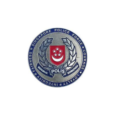 comprar Moeda comemorativa Uma tradição antiga da Força Policial de Singapura Moeda Fabricação em linha
