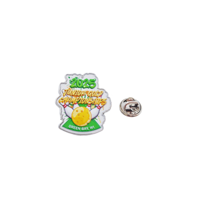 comprar 2025 UV Printing Summer Badge with Butterfly Clutch Essential Item for Your Marketing Plan Fabricação em linha