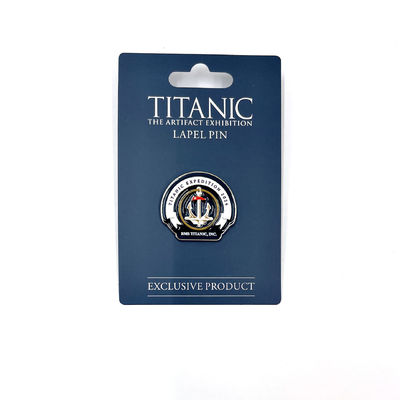 comprar Lapel Pin for Titanic Enthusiasts Customizable Soft Enamel Badge for Movie Themes Free Design Service Availabl Fabricação em linha