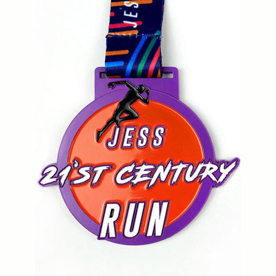 Color Spray Online Medalha de Maratona Forma Redonda Para Correr Dia dos Dentes
