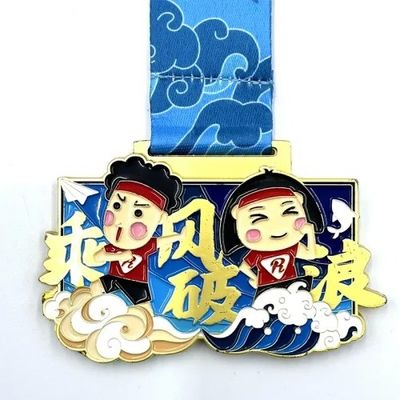 Medalha personalizada personalizada / Medalha de corrida virtual para Kid Award