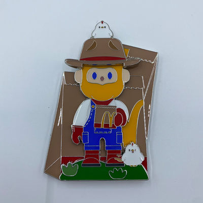 Peças Magnéticas McDonald Emblema Diversão e Peças de Personagem Colecionáveis